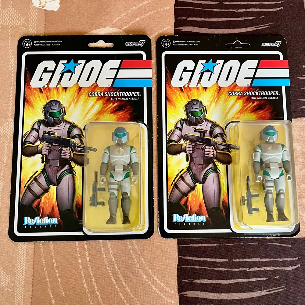 Super7 GI Joe Cobra Shocktrooper Figures